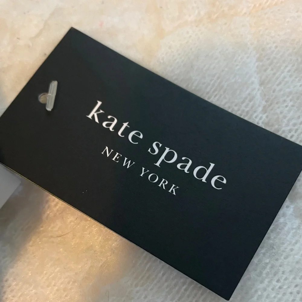 NWT Kate Spade Multicolor Floral Shoulder Tie V-Neck One-Piece Swimsuit. Large.